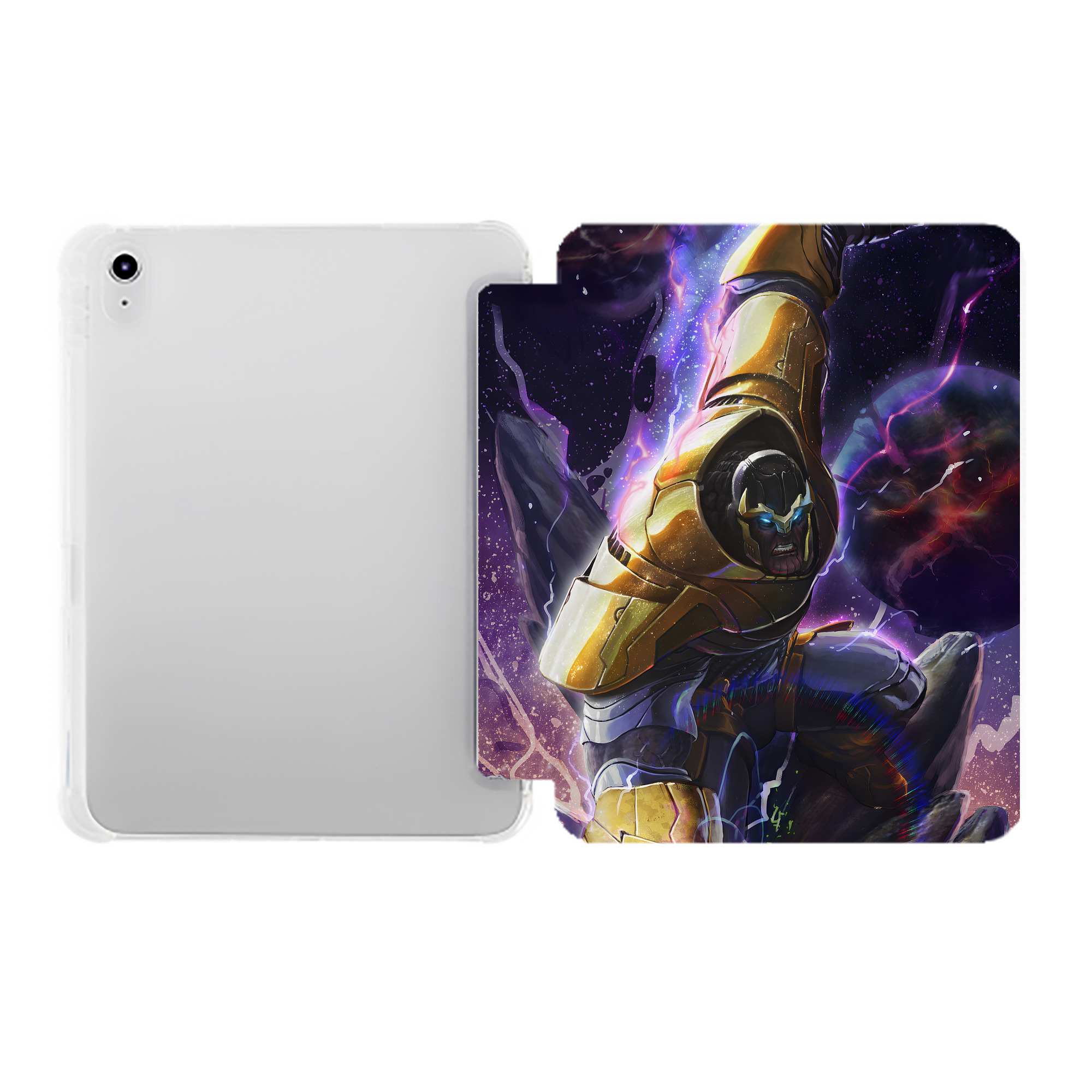 （画像用） アベンジャーズ The Avengers IPad ケース ペン収納付き 三つ折りスタンド PUレザー×シリコン 対応機種9.5/10.5/10.9インチ